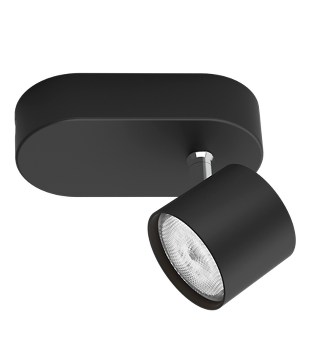 Philips myLiving star tak/ vegglampe 4,5W 2700 Kelvin dimbar - Svart-Taklamper-Philips-Svart-929003205101-Lightup.no