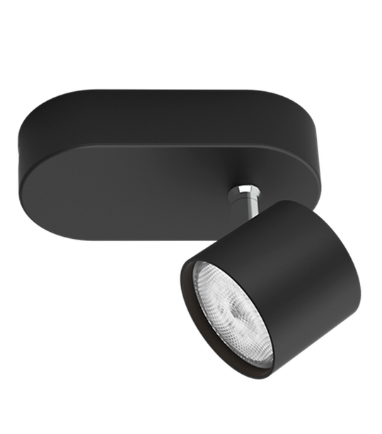 Philips myLiving star tak/ vegglampe 4,5W 2700 Kelvin dimbar - Svart-Taklamper-Philips-Svart-929003205101-Lightup.no