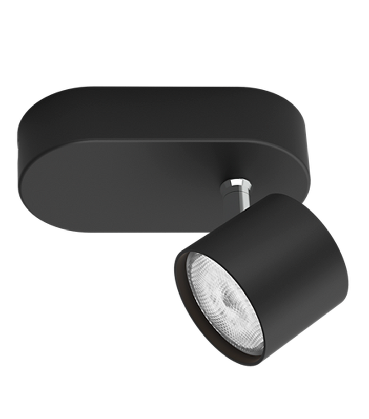 Philips myLiving star tak/ vegglampe 4,5W 2700 Kelvin dimbar - Svart-Taklamper-Philips-Svart-929003205101-Lightup.no
