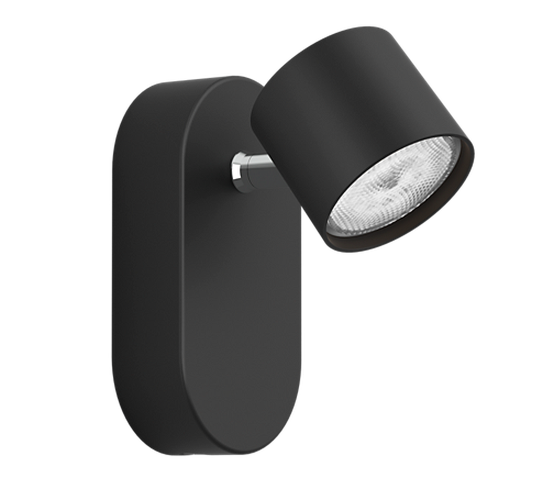 Philips myLiving star tak/ vegglampe 4,5W 2700 Kelvin dimbar - Svart-Taklamper-Philips-Svart-929003205101-Lightup.no