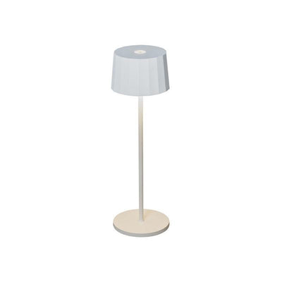 Positano bordlampe oppladbar utendørs IP54 - Hvit-Utebelysning Hagebelysning-Konstsmide-7813-250-Lightup.no