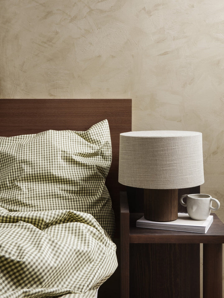 Post Table Lamp - Solid/Natur skjerm-Bordlamper-Ferm Living-Natur-Feg__1104264859+Feg__100353206-Lightup.no
