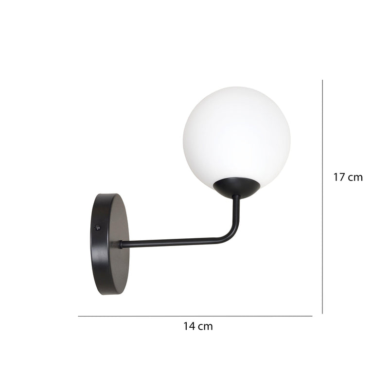 Pregos vegglampe - Hvit/Opal-Vegglamper-Emibig-671/K1-Lightup.no