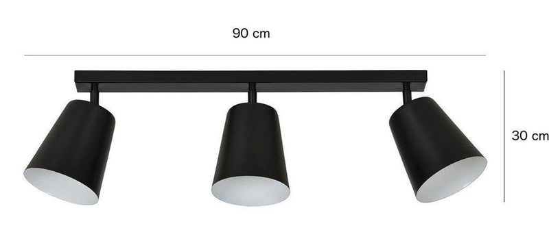 Prism takspot 3 lys - Hvit/Gullfarget-Taklamper-Emibig-407/3-Lightup.no