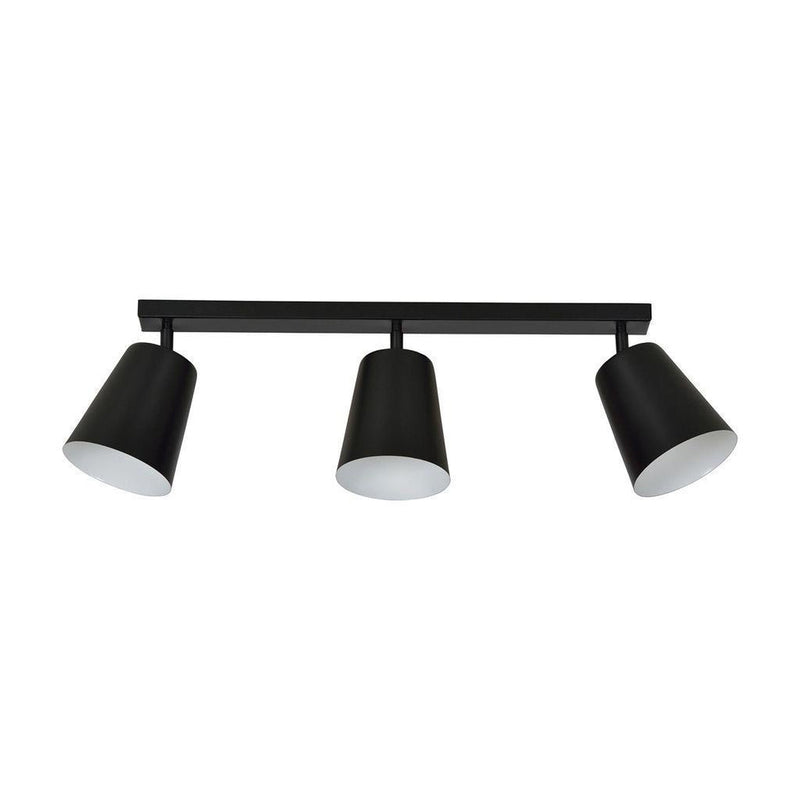 Prism takspot 3 lys - Svart/Hvit-Taklamper-Emibig-385/3-Lightup.no