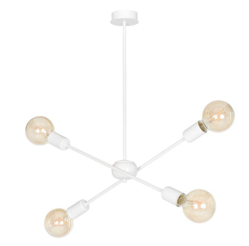 Proton takpendel 4 lys - Hvit-Takpendler-Emibig-587/4-Lightup.no