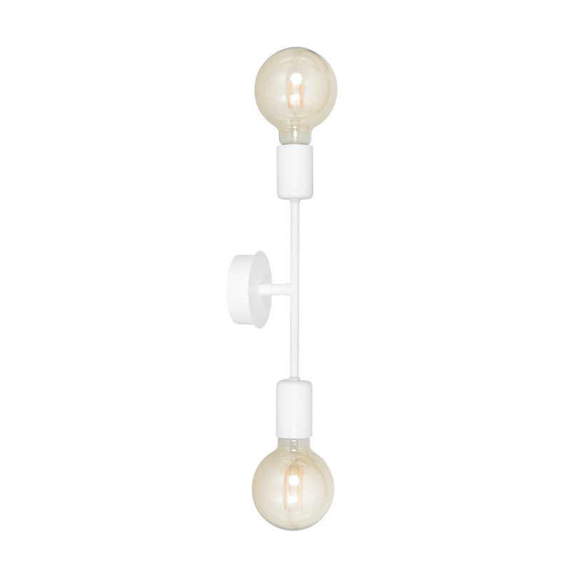 Proton vegglampe 2 lys - Hvit-Vegglamper-Emibig-587/K2-Lightup.no