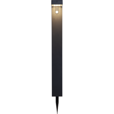 Pullert Solcelle med sensor - Svart-Utebelysning pullert-Star Trading-481-13-Lightup.no