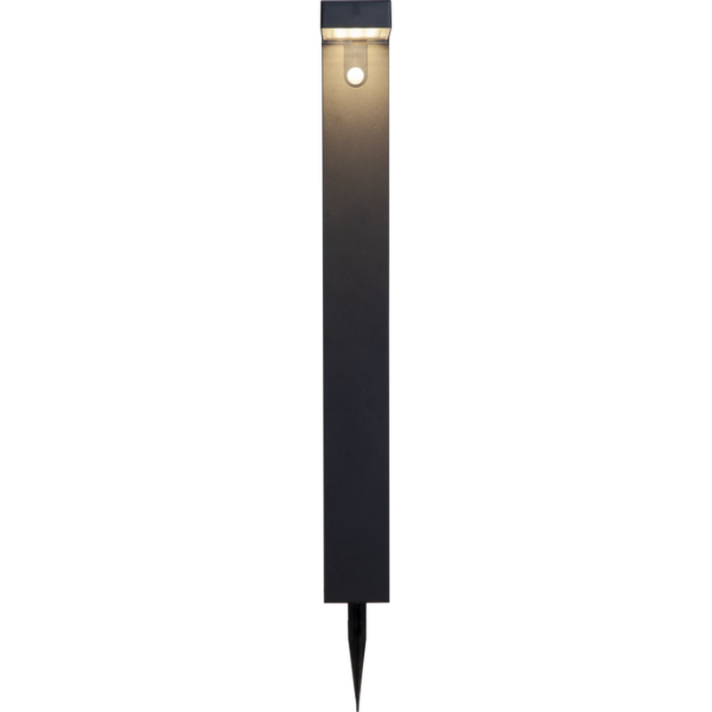 Pullert Solcelle med sensor - Svart-Utebelysning pullert-Star Trading-481-13-Lightup.no