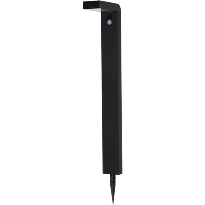 Pullert Solcelle med sensor - Svart-Utebelysning pullert-Star Trading-481-13-Lightup.no