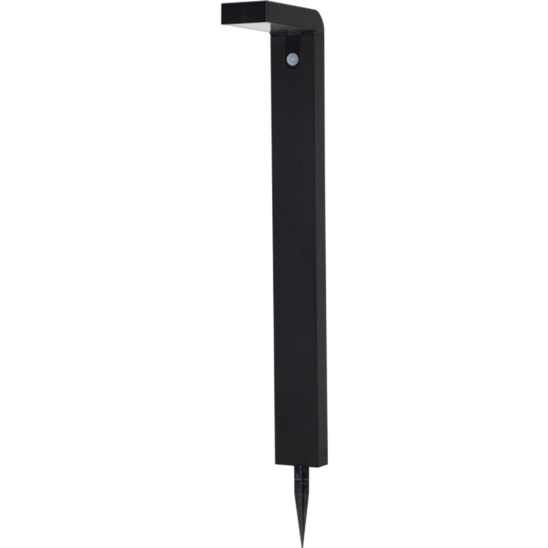 Pullert Solcelle med sensor - Svart-Utebelysning pullert-Star Trading-481-13-Lightup.no