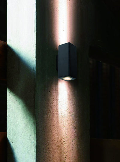 Quadro K2 vegglampe utendørs opp/ned IP54 - Grafitt grå-Utebelysning vegg opp og ned-NorDesign-402203220-Lightup.no