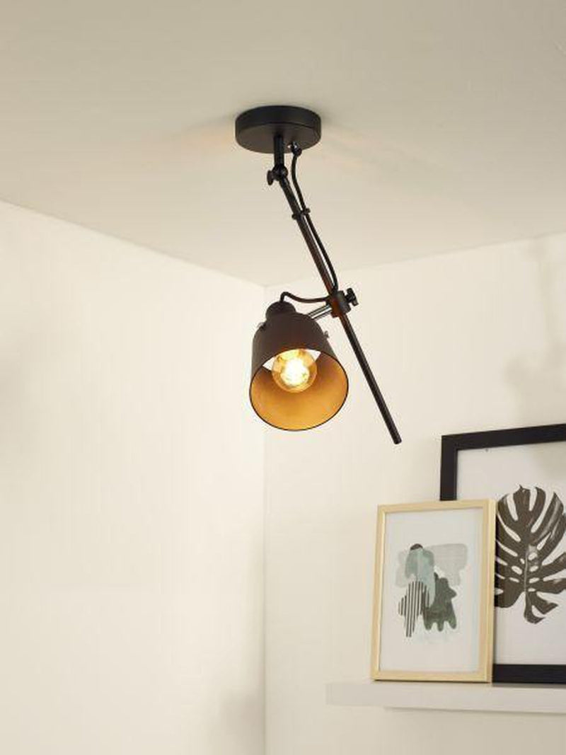 Quinny taklampe 1 lys lang - Svart-Taklamper-Lucide-LC74107/11/30-Lightup.no