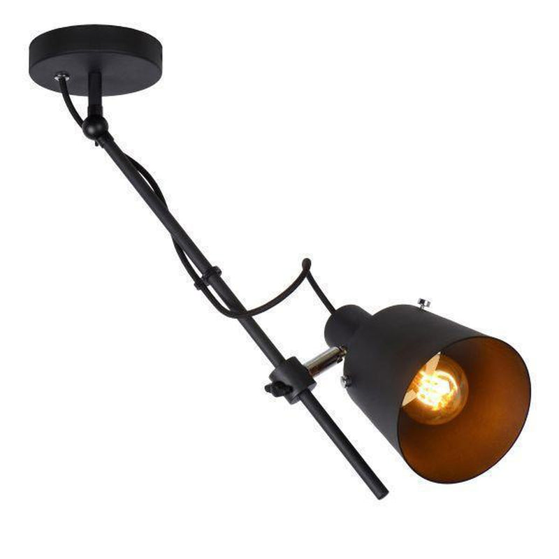 Quinny taklampe 1 lys lang - Svart-Taklamper-Lucide-LC74107/11/30-Lightup.no