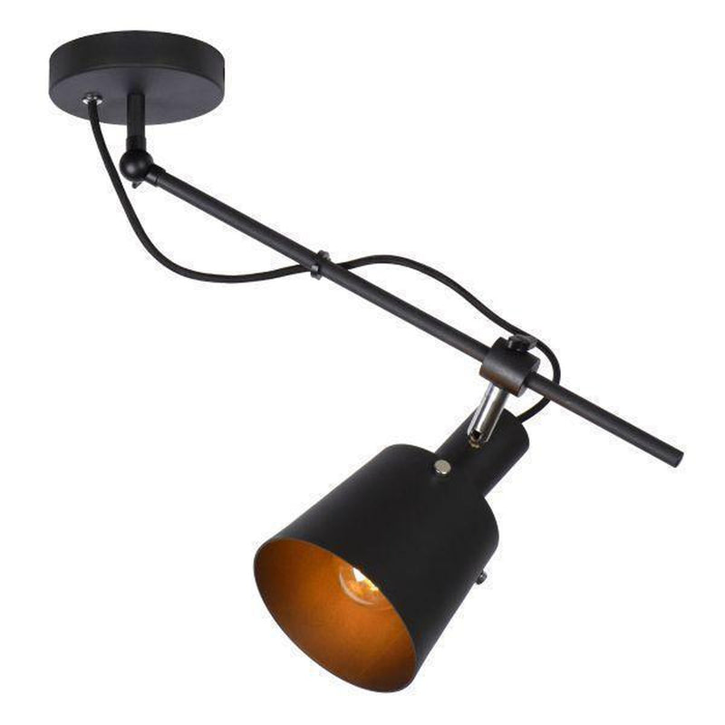Quinny taklampe 1 lys lang - Svart-Taklamper-Lucide-LC74107/11/30-Lightup.no