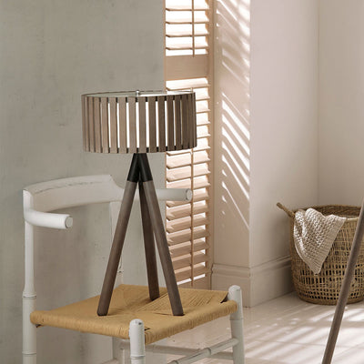 Rabanne bordlampe 63 cm - Svart/Trefarget-Bordlamper-Pacific Lifestyle-30-550-C-Lightup.no