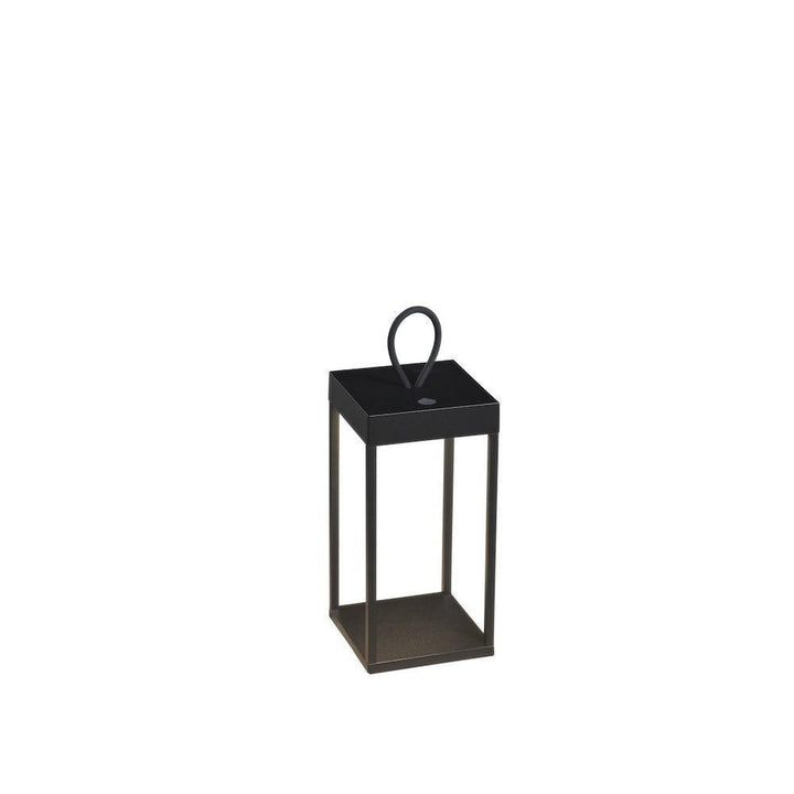 Ravello lanterne 30 cm oppladbar IP54 utendørs - Svart-Utebelysning Hagebelysning-Konstsmide-7811-750-Lightup.no