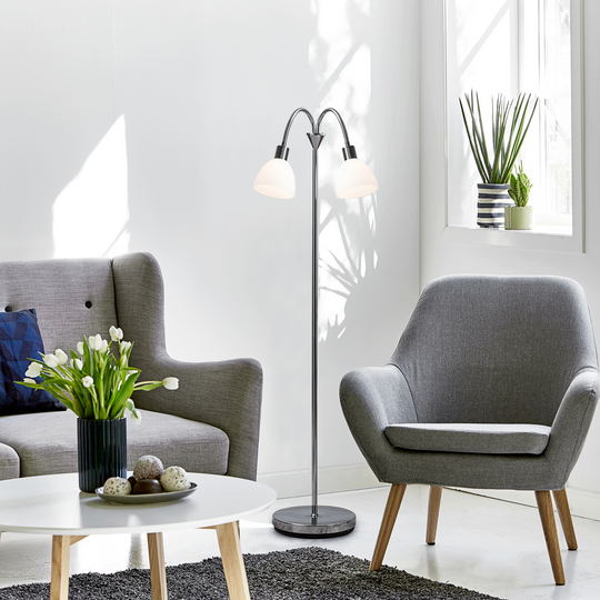 Ray duo gulvlampe-Gulvlamper-Nordlux-Svart-63224003-Lightup.no