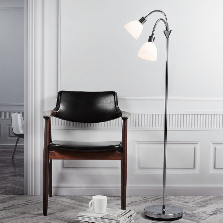 Ray duo gulvlampe-Gulvlamper-Nordlux-Svart-63224003-Lightup.no