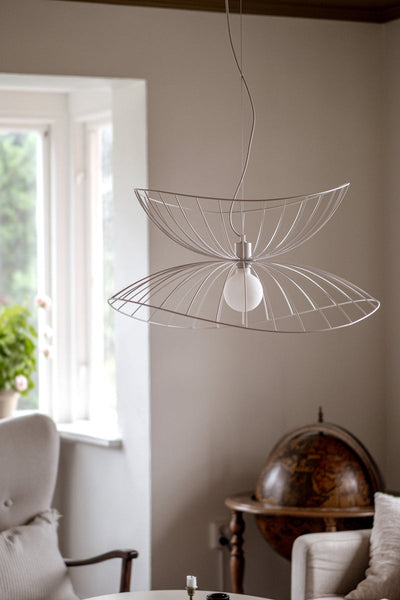Ray takpendel 70 cm - Hvit-Takpendler-Globen Lighting-258008-Lightup.no