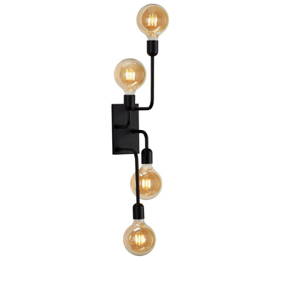 Regal XL vegglampe fast installasjon - Svart-Vegglamper-Belid-533108613-Lightup.no