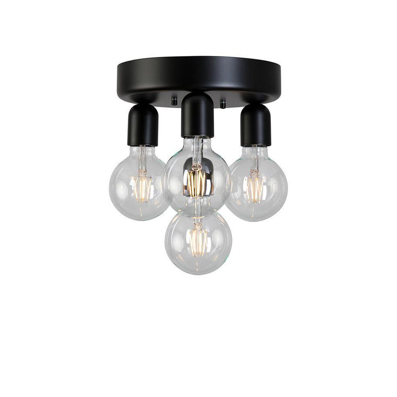 Regal taklampe 4 lys - Svart-Taklamper-Belid-201707-Lightup.no