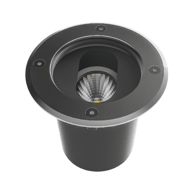 Regor uplight for innfelling 6W utendørs IP67 dimbar - Børste stål-Utebelysning uplight-Norlux-2565-25-1-Lightup.no