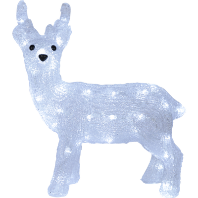 Reinsdyr med lys 35 cm-Julebelysning dekor og pynt ute-Star Trading-583-67-Lightup.no