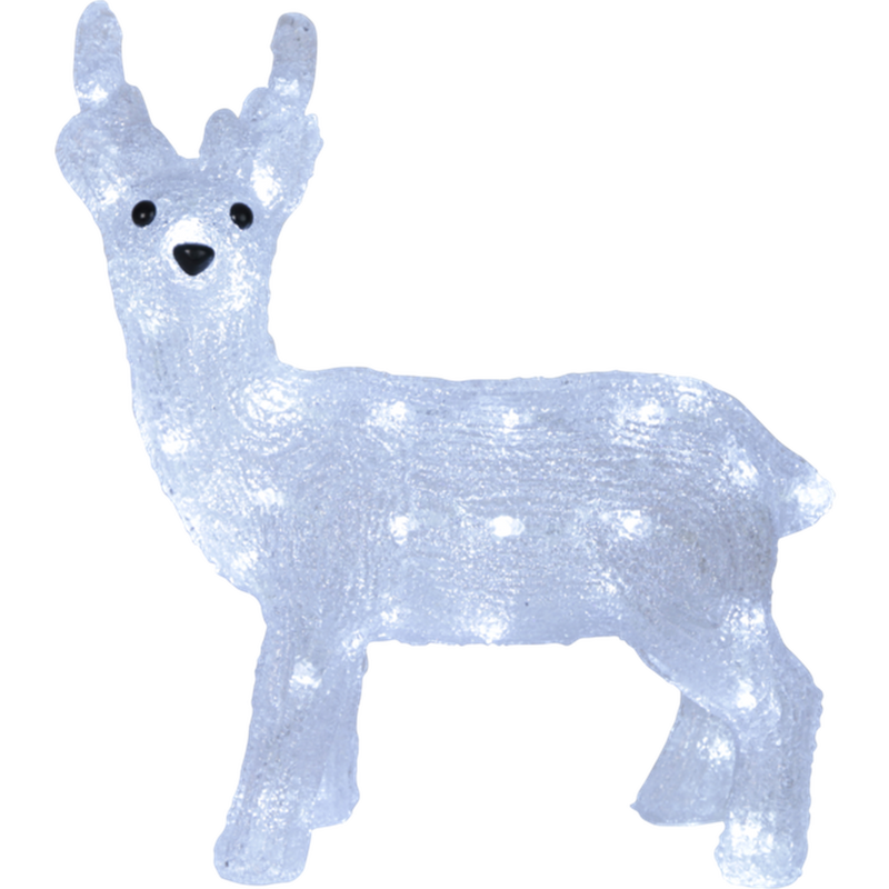 Reinsdyr med lys 35 cm-Julebelysning dekor og pynt ute-Star Trading-583-67-Lightup.no