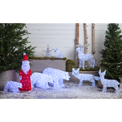 Reinsdyr med lys 35 cm-Julebelysning dekor og pynt ute-Star Trading-583-67-Lightup.no