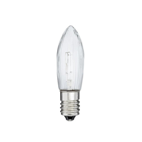 Reservepære juletrebelysning E10, klar (3pk)-Julebelysning reservepærer-Konstsmide-Klar-2651-030-Lightup.no