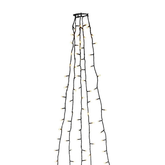 Ring slynge for juletre 5x40 LED 240 cm - Amber-Julebelysning juletrelys og slynger-Konstsmide-Amber-6361-820-Lightup.no