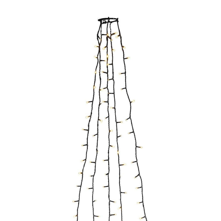 Ring slynge for juletre 5x40 LED 240 cm - Amber-Julebelysning juletrelys og slynger-Konstsmide-Amber-6361-820-Lightup.no