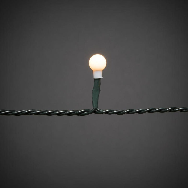 Ring slynge for juletre 5x40 LED 240 cm - Frostet kule-Julebelysning juletrelys og slynger-Konstsmide-Svart-6368-820-Lightup.no