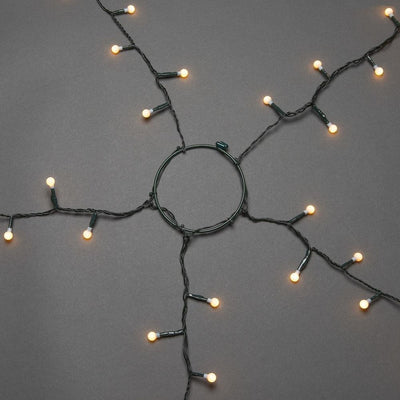 Ring slynge for juletre 5x50 LED 300 cm - Frostet kule-Julebelysning juletrelys og slynger-Konstsmide-6369-820-Lightup.no
