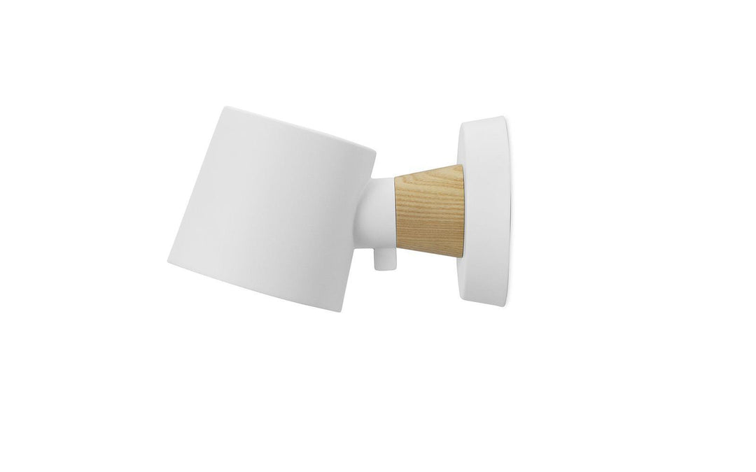 Rise vegglampe for fast installasjon - Hvit-Vegglamper-Normann Copenhagen-Hvit-502035-Lightup.no