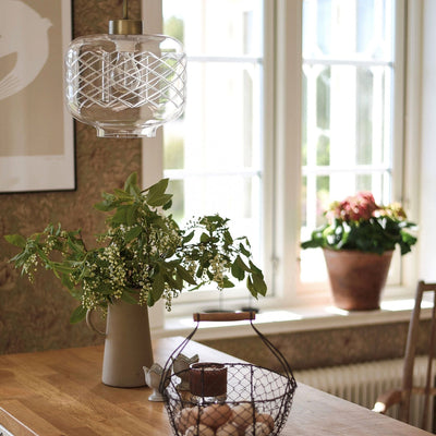 Ritz takpendel - Klar med slipt glass-Takpendler-Globen Lighting-673551-Lightup.no