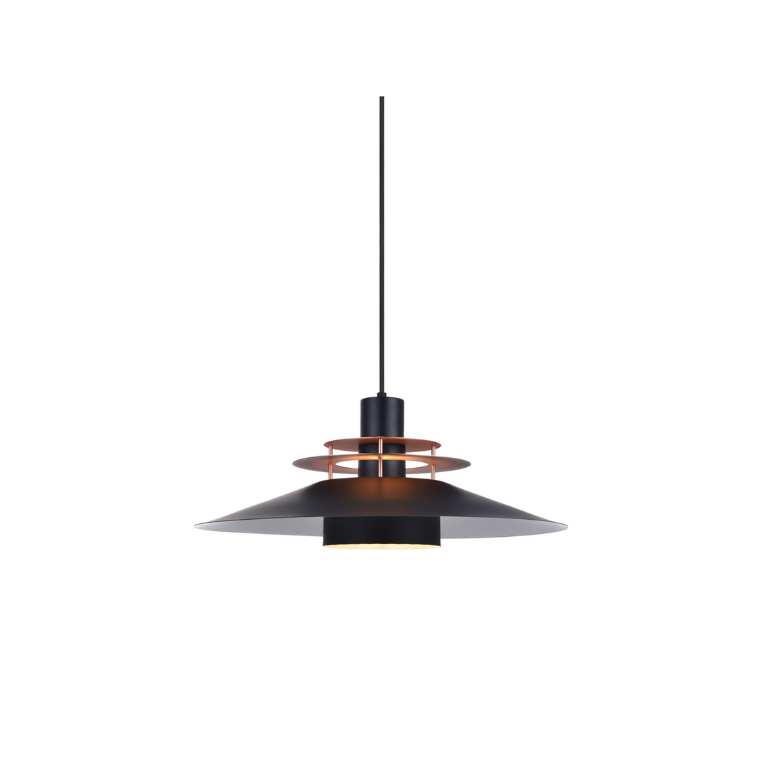 Rivoli takpendel 40 - Svart/krom-Takpendler-Halo Designs-Svart / Krom-5703638990808-Lightup.no