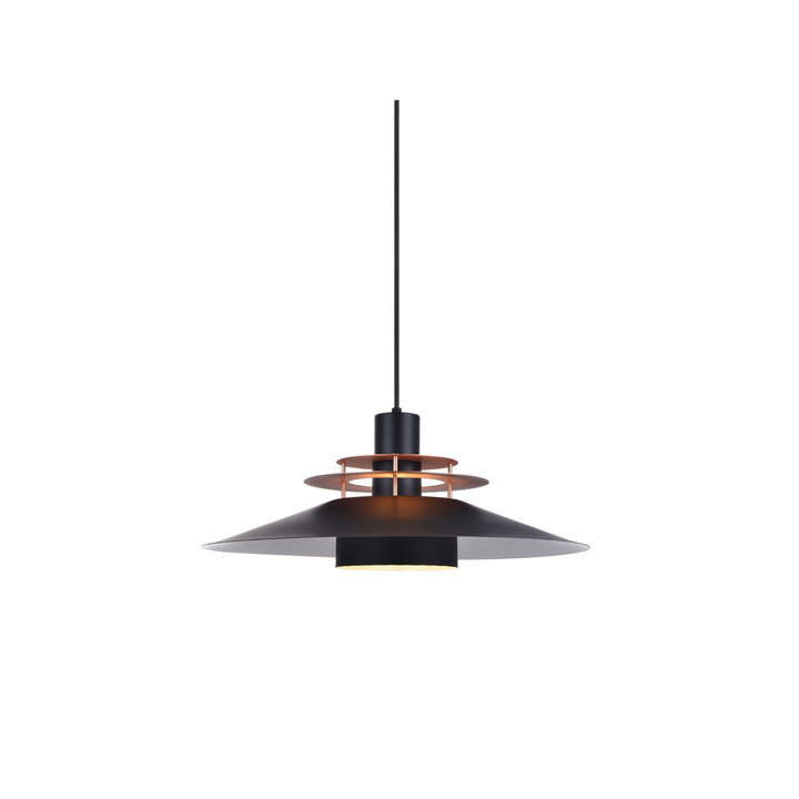Rivoli takpendel 40 - Svart/krom-Takpendler-Halo Designs-Svart / Krom-5703638990808-Lightup.no