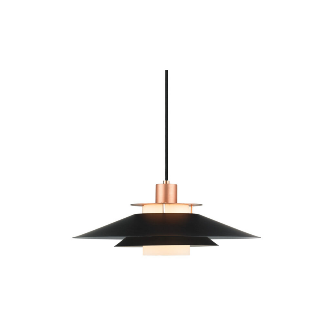 Rivoli takpendel 40 - Svart/krom-Takpendler-Halo Designs-Svart / Krom-5703638990808-Lightup.no