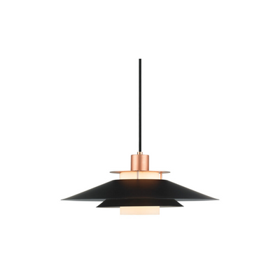 Rivoli takpendel 40 - Svart/krom-Takpendler-Halo Designs-5703638990808-Lightup.no