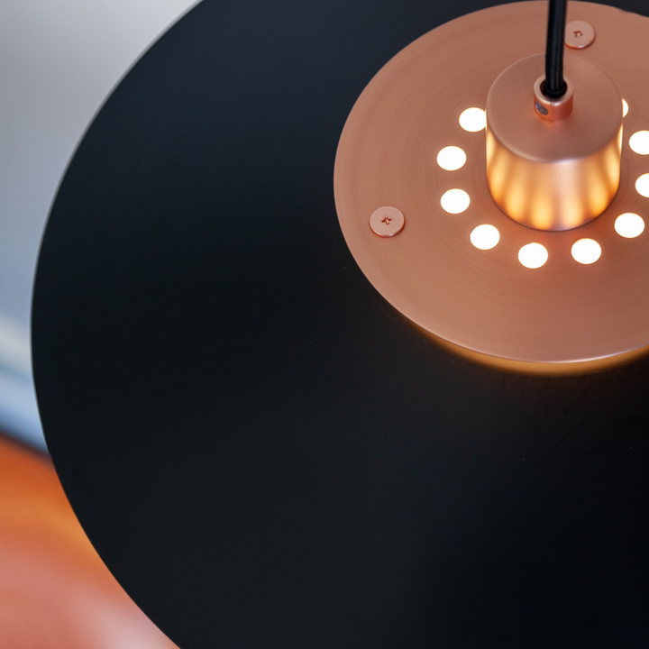 Rivoli takpendel 40 - Svart/krom-Takpendler-Halo Designs-Svart / Krom-5703638990808-Lightup.no