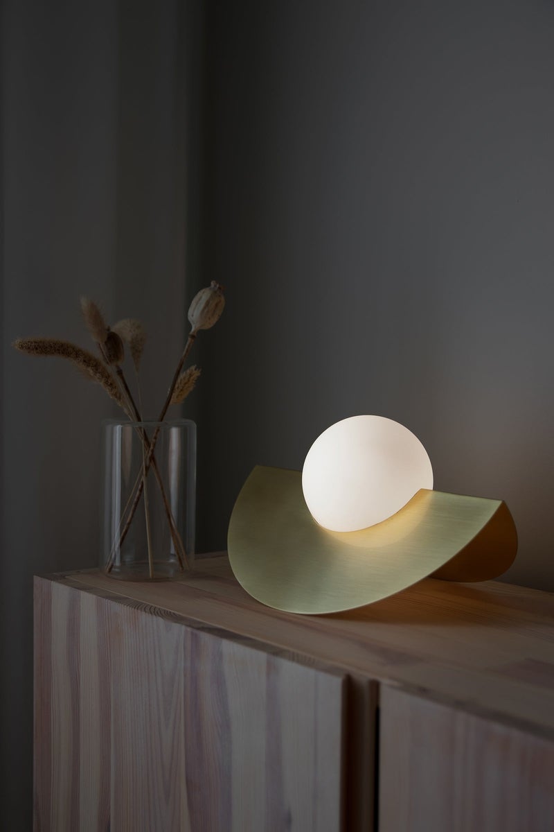 Roccia bordlampe - Messing-Bordlamper-Globen Lighting-221265-Lightup.no