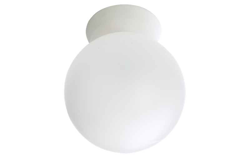 Rondo tak/vegglampe E27 IP44 - Hvit-Taklamper-Sg Armaturen As-3042902-Lightup.no