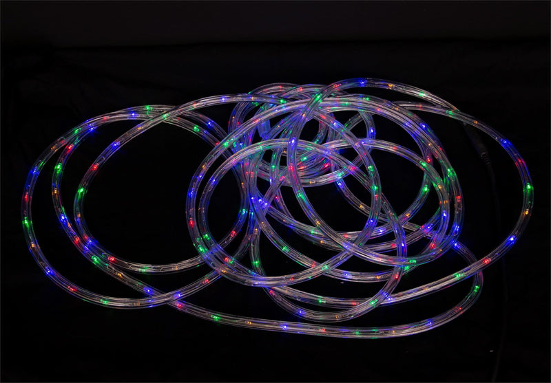 Ropelight LED 10 meter IP44 utendørs - Flerfarget-Julebelysning juletrelys ute-Scanlight-169128-Lightup.no