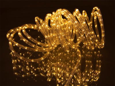 Ropelight LED 10 meter IP44 utendørs - Varmhvit-Julebelysning juletrelys ute-Scanlight-169126-Lightup.no