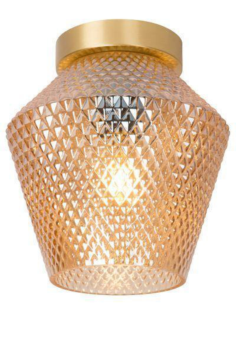 Rosalind taklampe 21 cm - Amber-Taklamper-Lucide-LC03134/01/62-Lightup.no