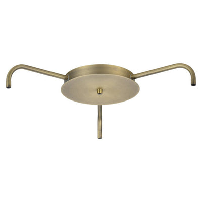 Roset til 4 lamper - Antikk messing-Elektro tilbehør lamper-Halo Designs-5705639714148-Lightup.no