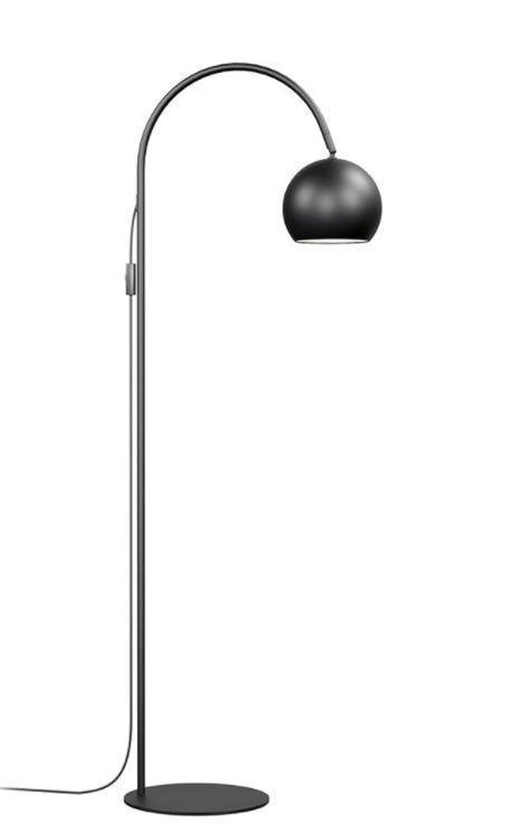 Round gulvlampe - Svart-Gulvlamper-Design by Grönlund-3781-05-Lightup.no