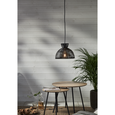 Runde utendørs lampeskjerm 26 cm IP44 - Svart-Utebelysning Hagebelysning-Star Trading-092-18-Lightup.no